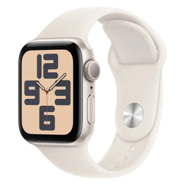 Apple Watch Series SE 2, 44 мм, корпус из алюминия цвета "сияющая звезда", спортивный ремешок, размер S/M №1