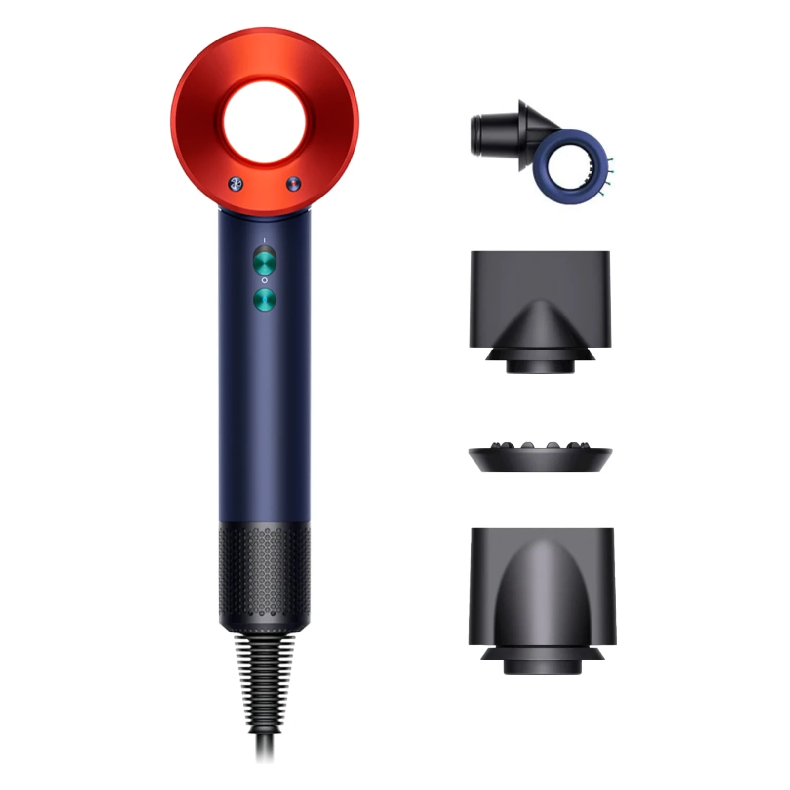 Фен Dyson Supersonic HD15, Prussian Blue/Topaz Orange №1