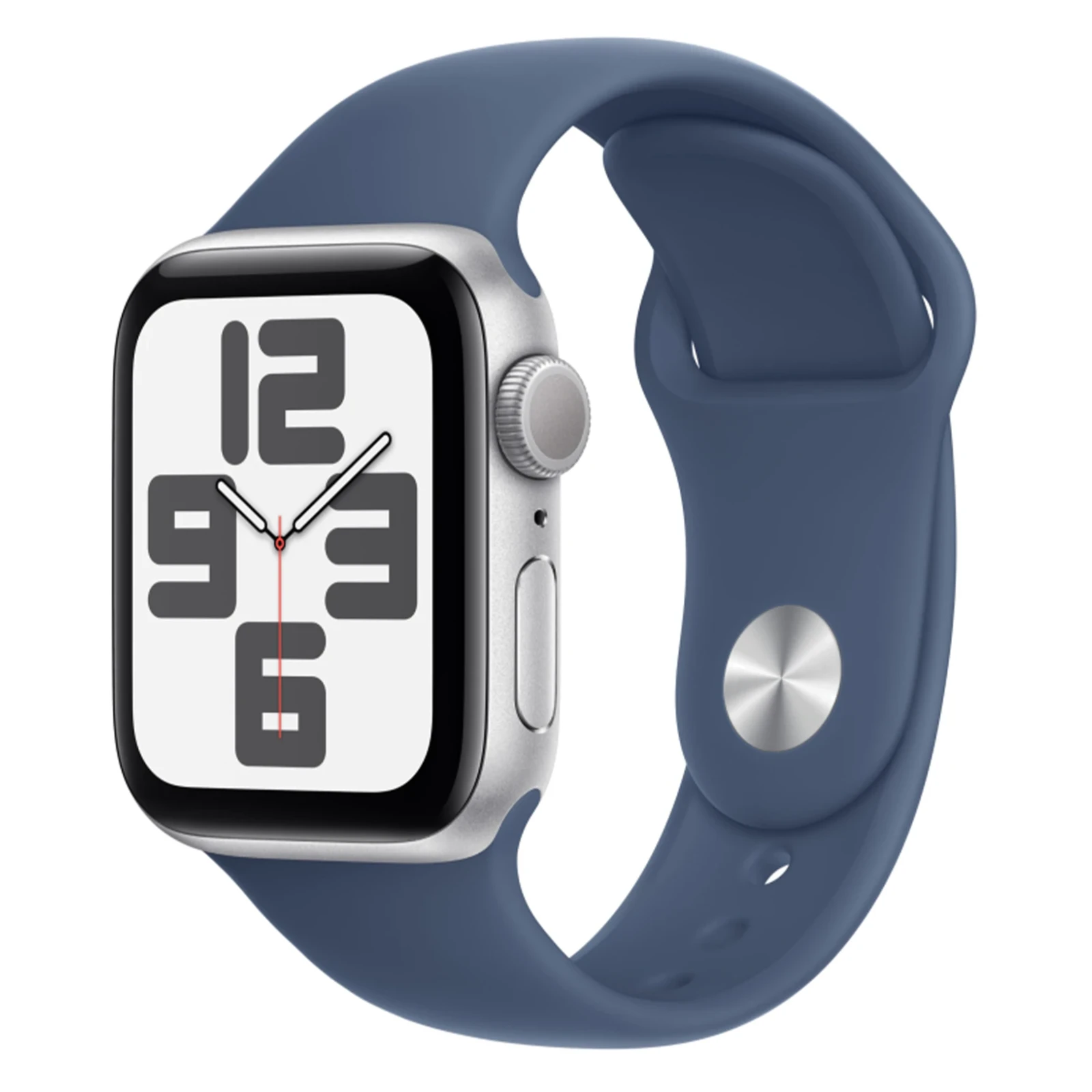 Apple Watch Series SE 2, 40 мм, корпус из алюминия цвета "серебристый", спортивный ремешок, размер M/L №1
