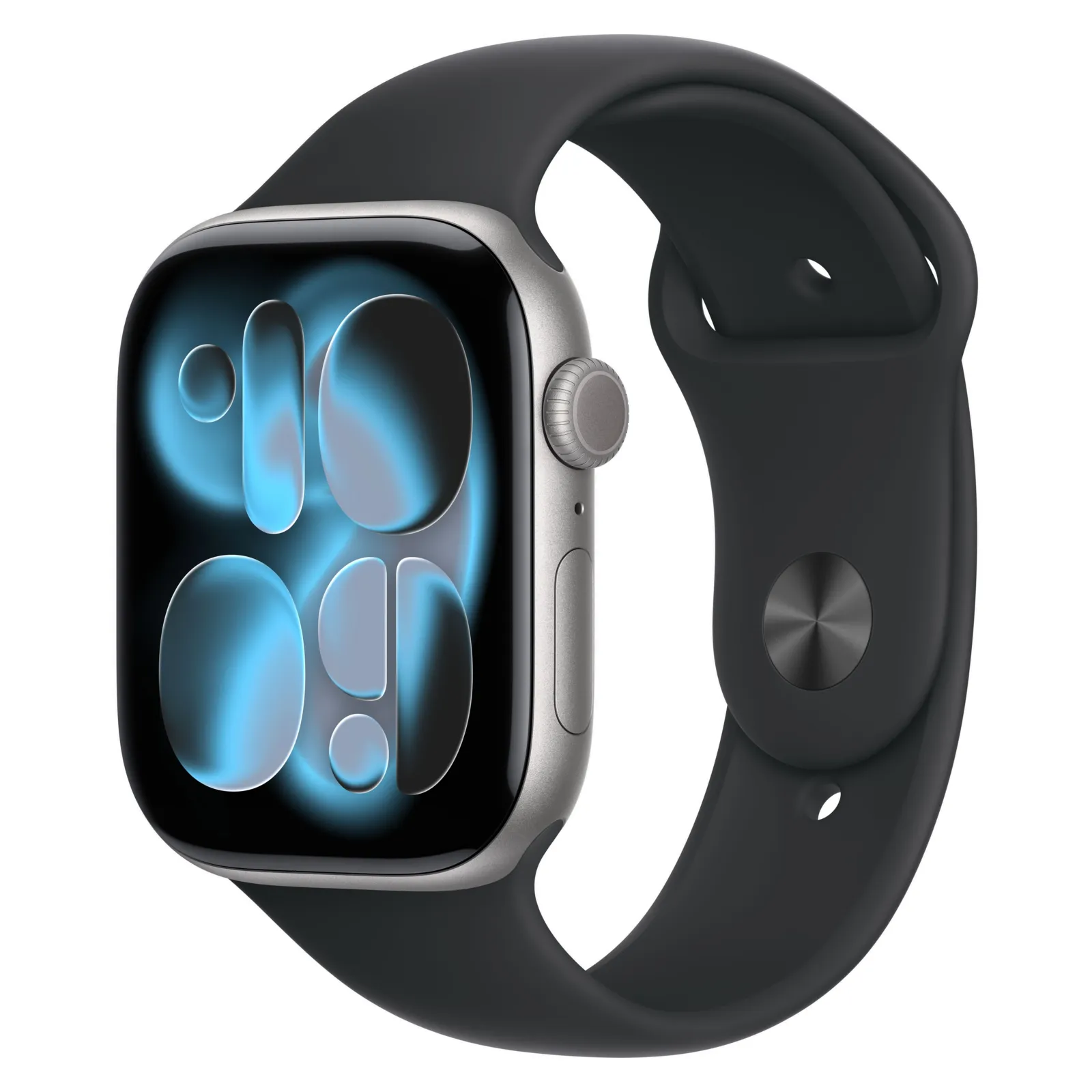 Часы Apple Watch Series 11, 46 мм, Алюминиевый корпус Space Gray, Спортивный ремешок Black, размер S/M №1