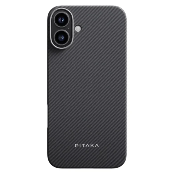 Чехол Pitaka Ultra-Slim Case для iPhone 16 Plus, Black/Grey