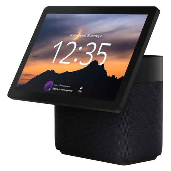 Умная колонка Яндекс Станция Дуо Макс, с Zigbee™, чёрный, 60Вт