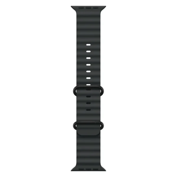 Часы Apple Watch Ultra 3, 49 мм, титан чёрного цвета, ремешок Ocean чёрного цвета