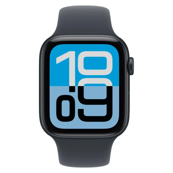 Часы Apple Watch SE 3, 40 мм, Алюминиевый корпус Midnight, Спортивный ремешок Midnight, размер S/M