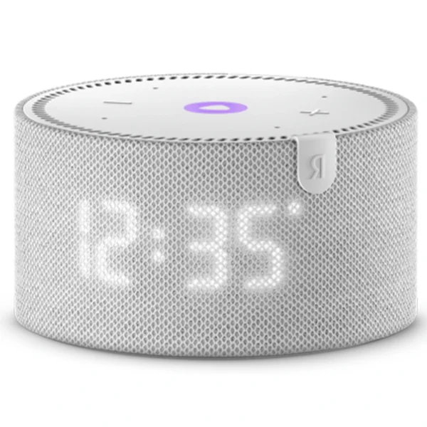 Умная колонка Яндекс Станция Мини с часами, серый опал, 10Вт