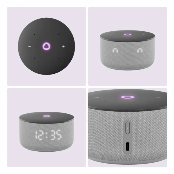 Умная колонка Яндекс Станция Мини 3, серый, 12Вт