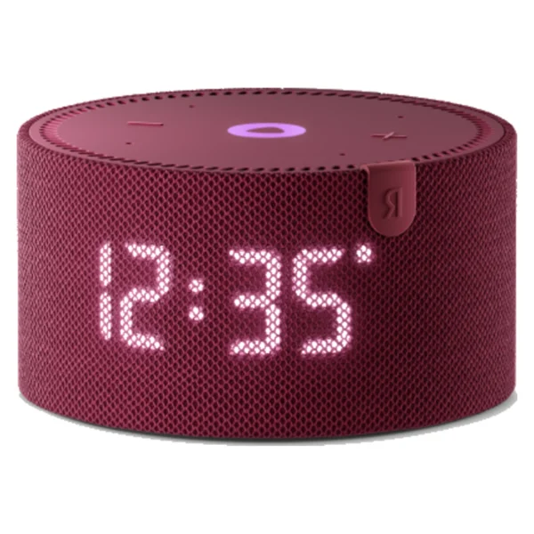 Умная колонка Яндекс Станция Мини с часами, красный гранат, 10Вт