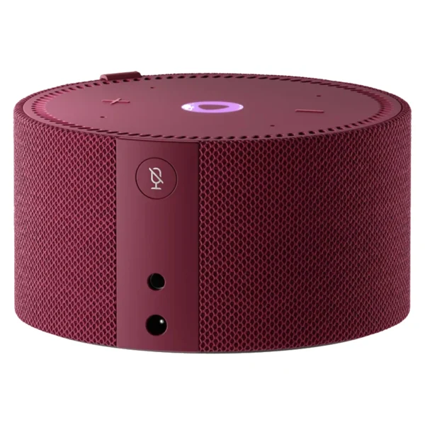 Умная колонка Яндекс Станция Мини с часами, красный гранат, 10Вт