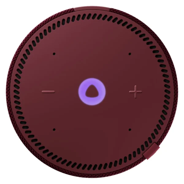 Умная колонка Яндекс Станция Мини с часами, красный гранат, 10Вт