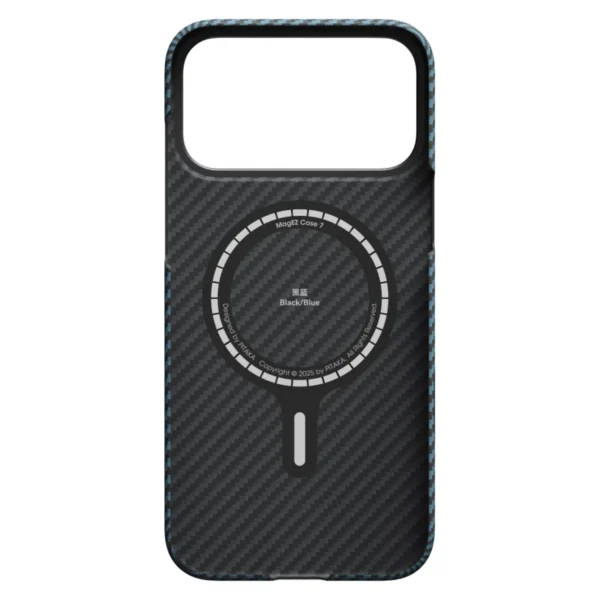 Чехол Pitaka Ultra-Slim Case для iPhone 17 Pro Max, Black/Blue