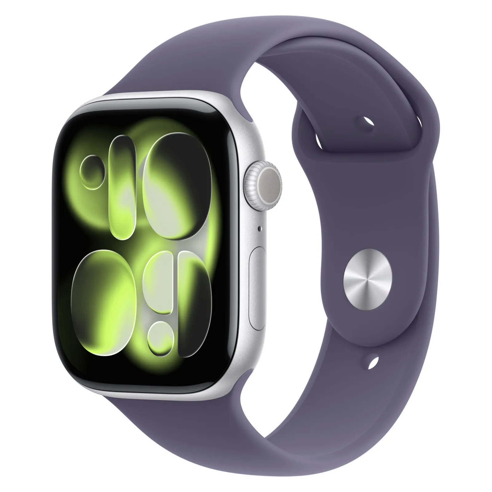 Часы Apple Watch Series 11, 46 мм, Алюминиевый корпус Silver, Спортивный ремешок Purple Fog, размер M/L №1