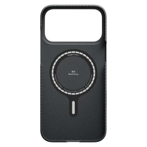 Чехол Pitaka Ultra-Slim Case для iPhone 17 Pro, Black/Grey