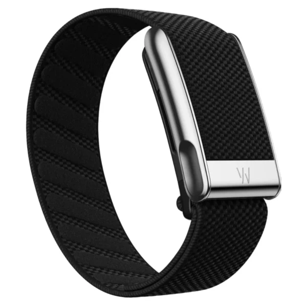 Плетёный ремешок для браслета Whoop MG LUXE SuperKnit Band (Obsidian/Titanium)
