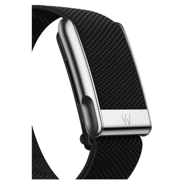 Плетёный ремешок для браслета Whoop MG LUXE SuperKnit Band (Obsidian/Titanium)